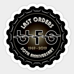 UFO band 3 Sticker